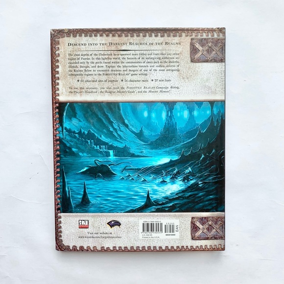 Dungeons & Dragons Forgotten Realms Underdark Book - Picture 2 of 3